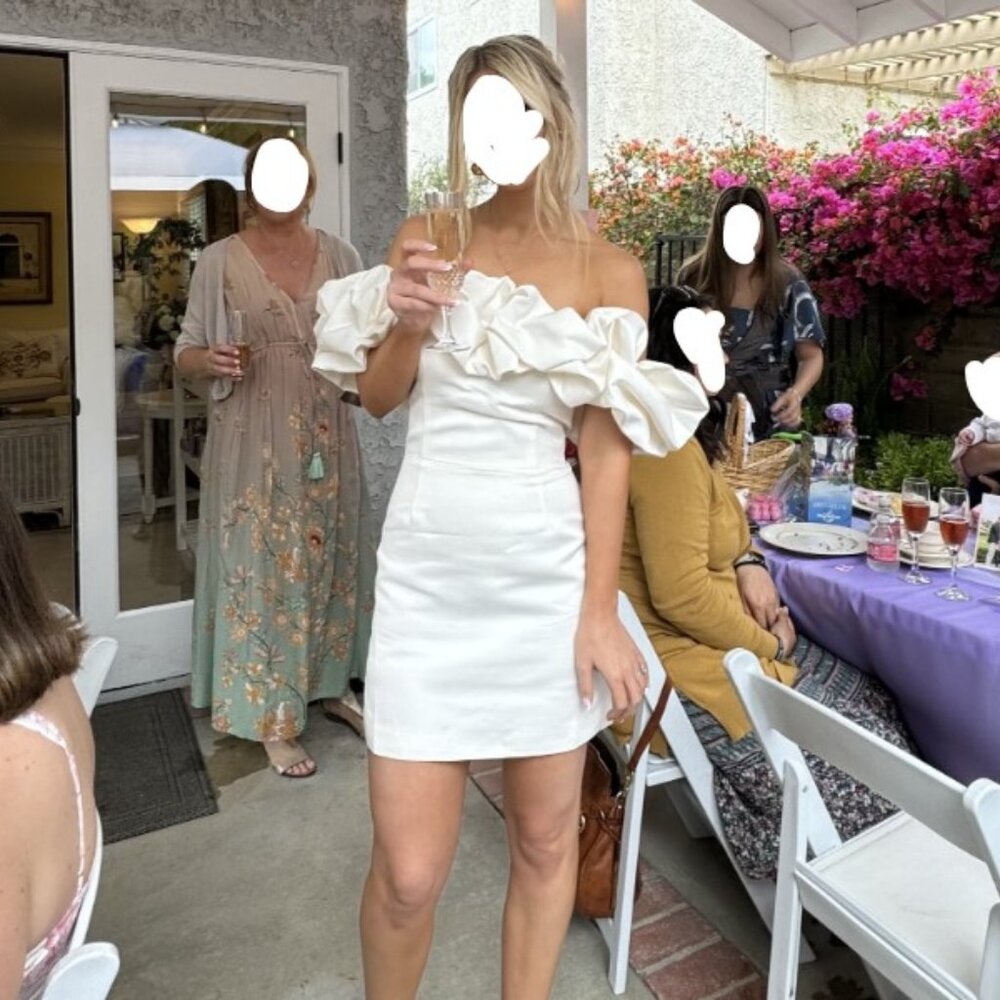 Post Meridiem "Meringue" Mini Dress